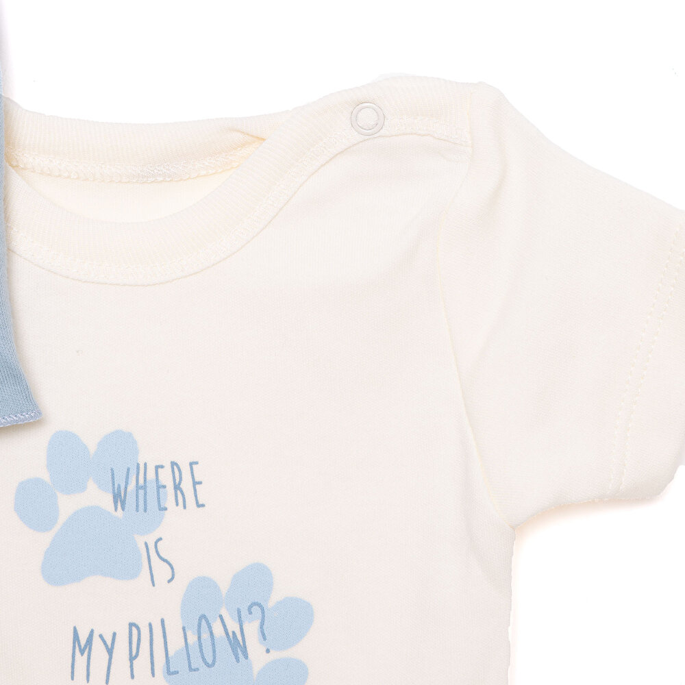 Yenidoğan Organic Sleepy Car Tulum-Body-Şapka 3lü Set Unisex