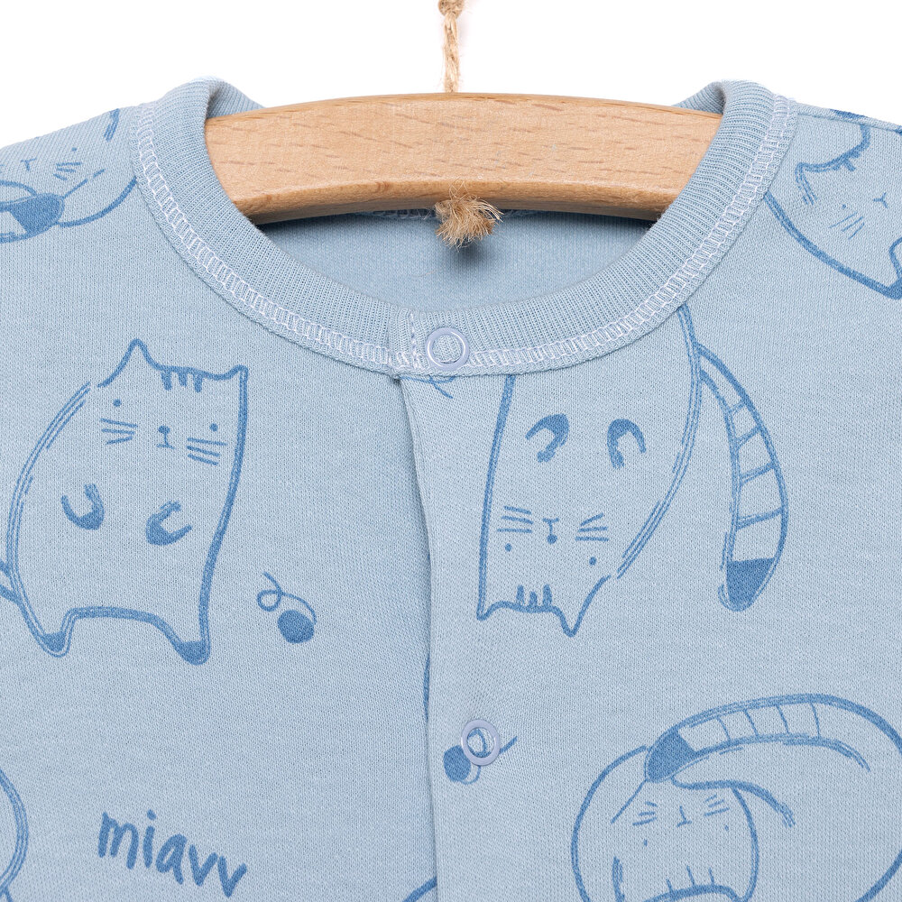 Yenidoğan Organic Sleepy Car Tulum-Body-Şapka 3lü Set Unisex