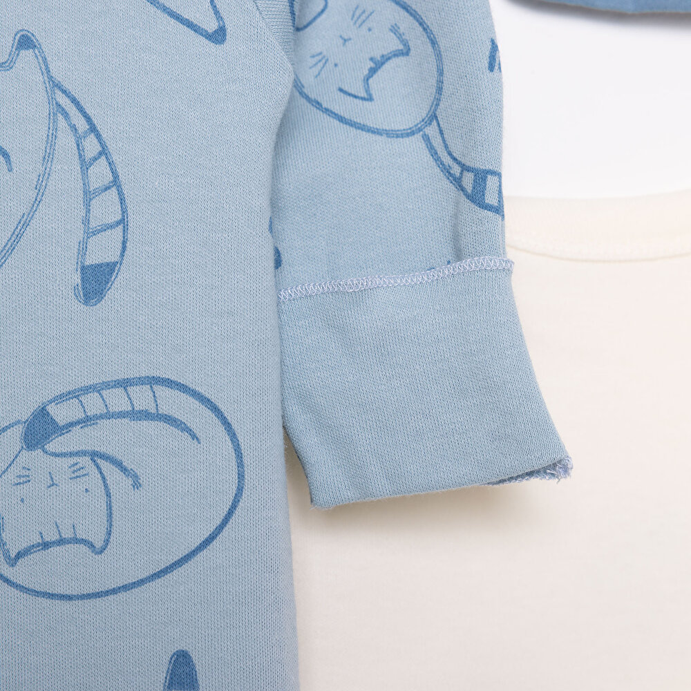 Yenidoğan Organic Sleepy Car Tulum-Body-Şapka 3lü Set Unisex