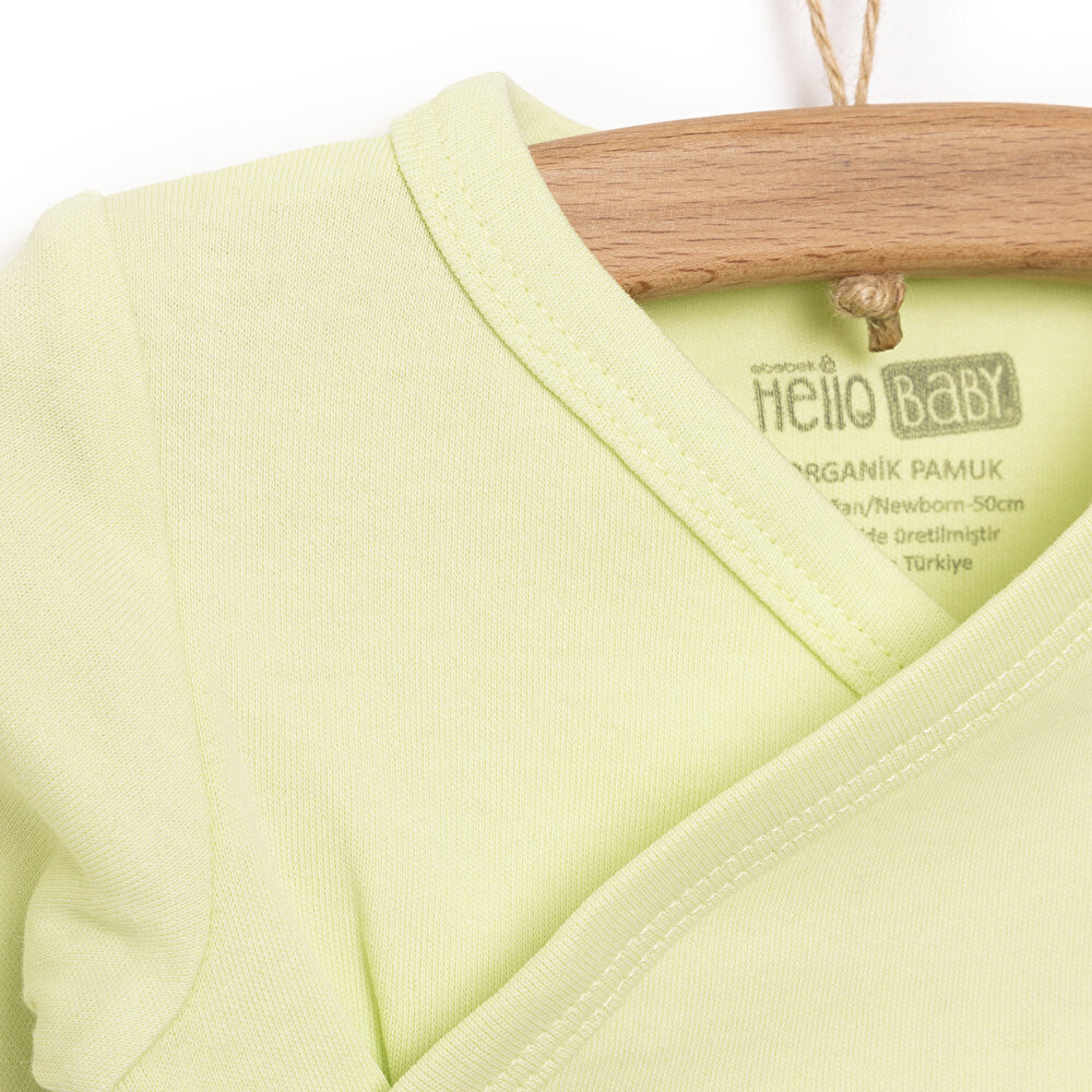 Yenidoğan Organik Zıbın-Şapka-Patikli Alt Unisex