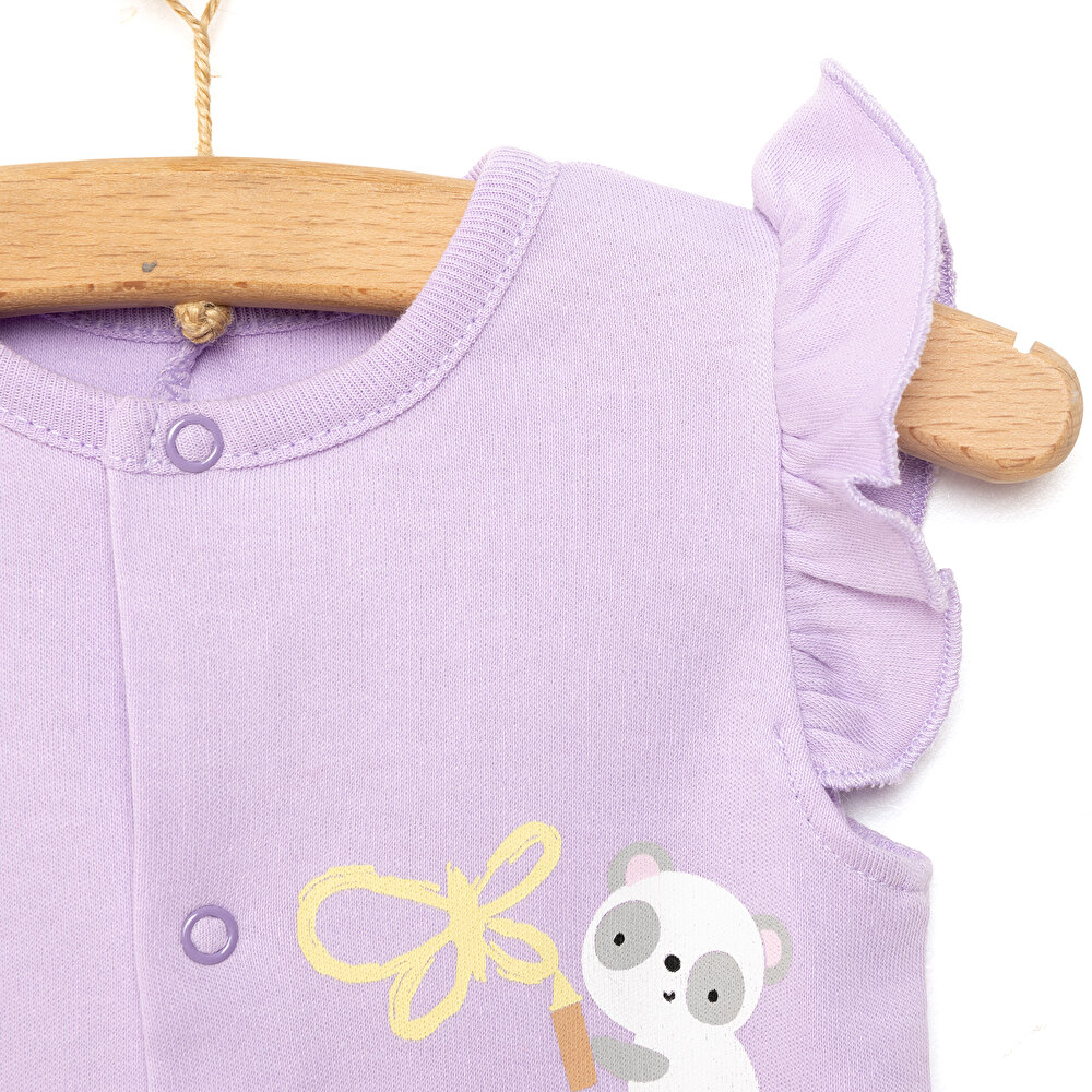 Yenidoğan Painting Kısa Tulum Kız Bebek