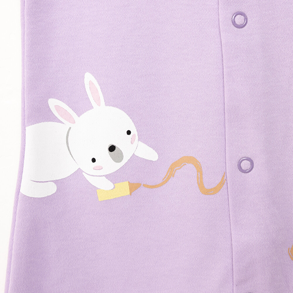 Yenidoğan Painting Kısa Tulum Kız Bebek