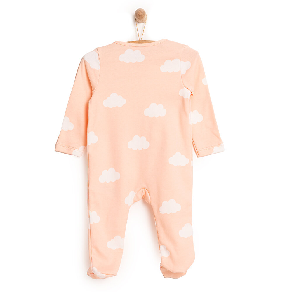 Yenidoğan Organik Patikli Tulum Kız Bebek