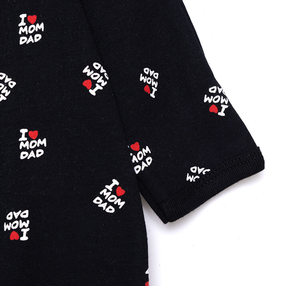 Unisex Patikli Tulum İnterlok Bisiklet Yaka Uzun Kol Patikli Paça