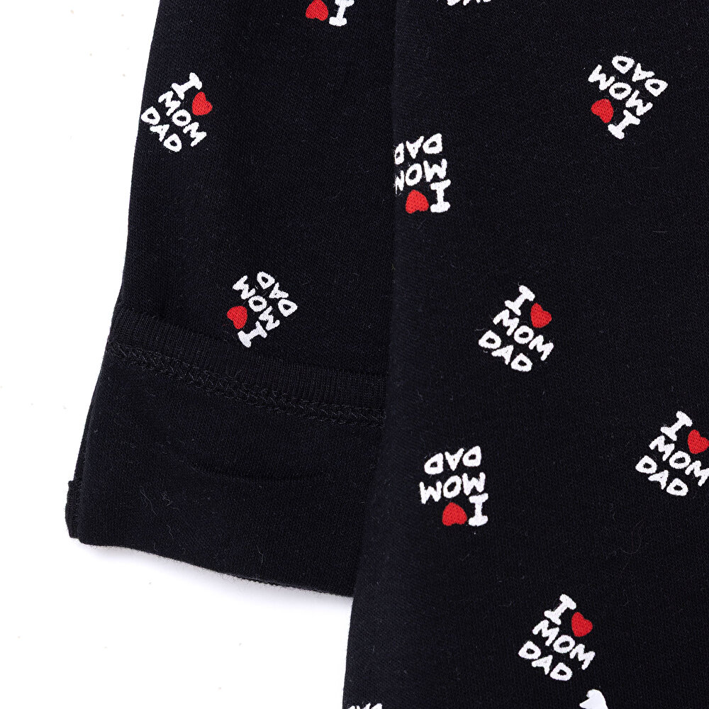 Unisex Patikli Tulum İnterlok Bisiklet Yaka Uzun Kol Patikli Paça