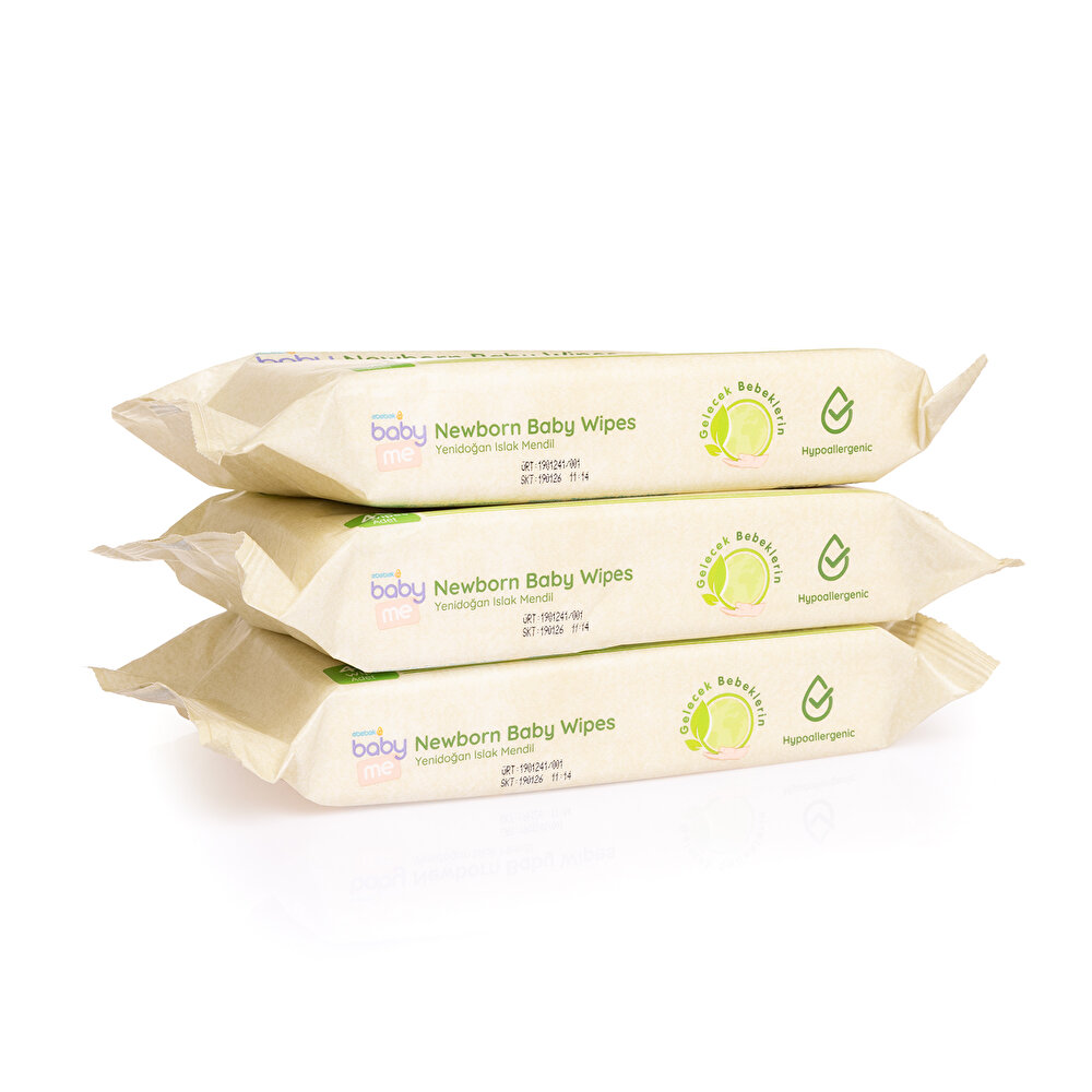 Yenidoğan Islak Mendil 3x40 Adet Çözünebilir