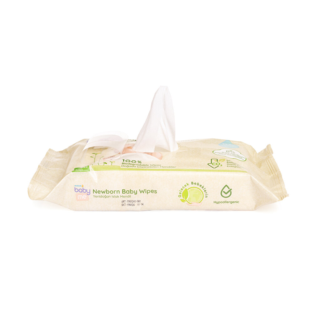 Yenidoğan Islak Mendil Çözünebilir 40 adet