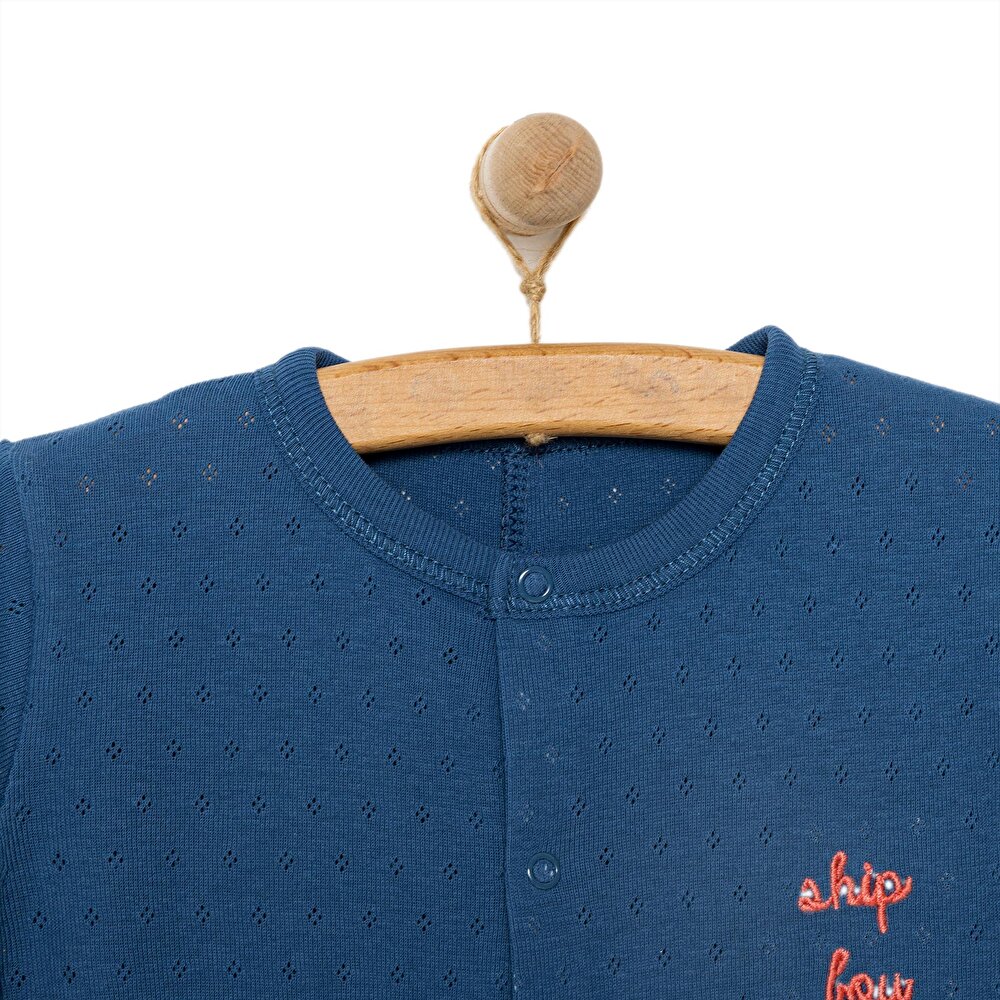 Yenidoğan Ship Boy Kısa Tulum Erkek Bebek