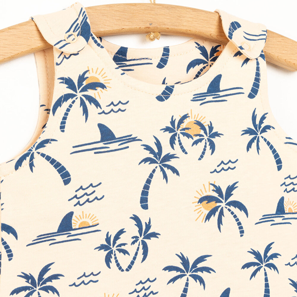 Yenidoğan Şort Salopet-Tshirt Unisex