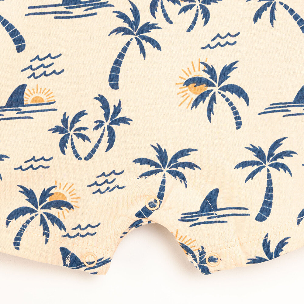 Yenidoğan Şort Salopet-Tshirt Unisex