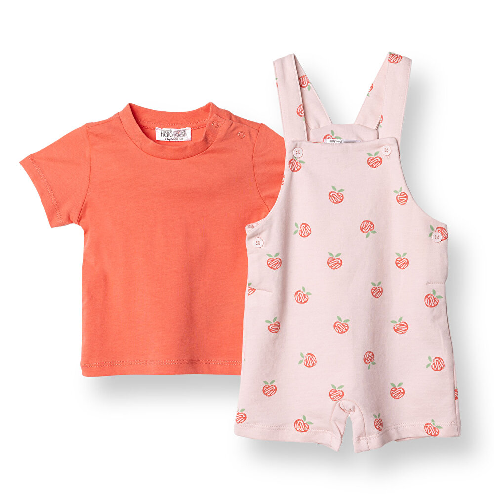 Yenidoğan Şort Salopet-Tshirt