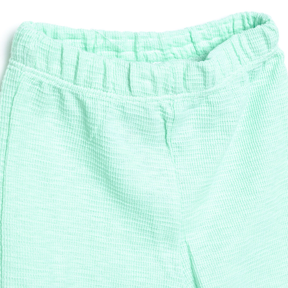 Yenidoğan Tavşan Baskılı Yakalı Kız Sweatshirt Patiksiz Alt 2'li takım Kız Bebek