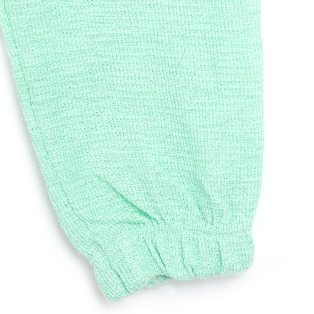 Yenidoğan Tavşan Baskılı Yakalı Kız Sweatshirt Patiksiz Alt 2'li takım Kız Bebek