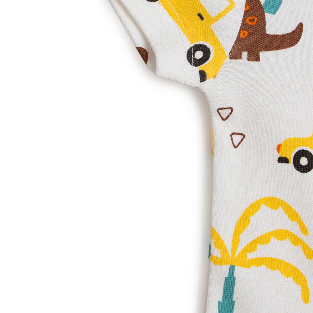 Yenidoğan Tshirt-Patiksiz Alt 2li Takım Erkek Bebek