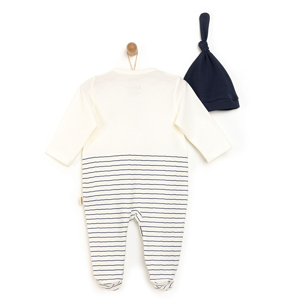 Yenidoğan Tulum-Şapka Erkek Bebek