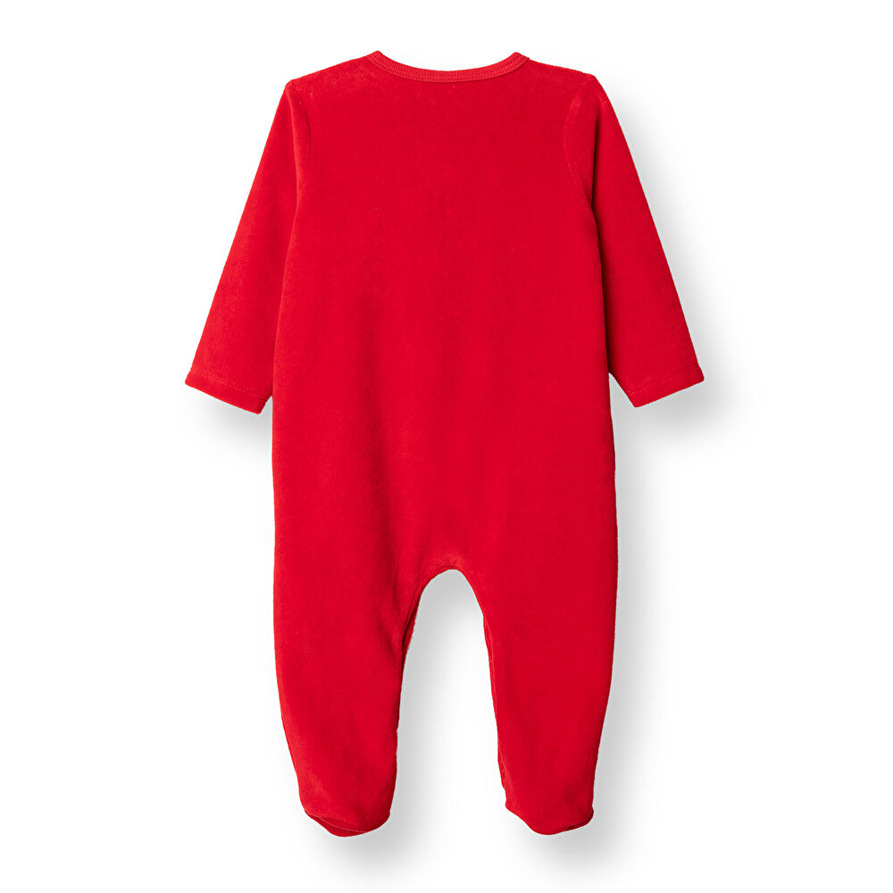 Yenidoğan Kadife Patikli Tulum