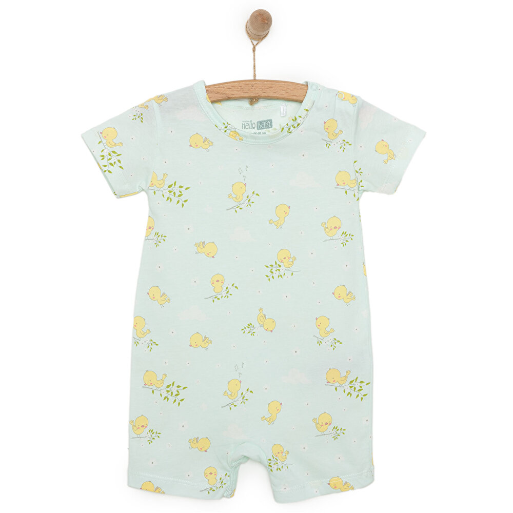 Yenidoğan Unisex Kısa Tulum Kız Bebek