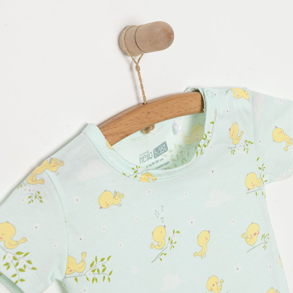 Yenidoğan Unisex Kısa Tulum Kız Bebek