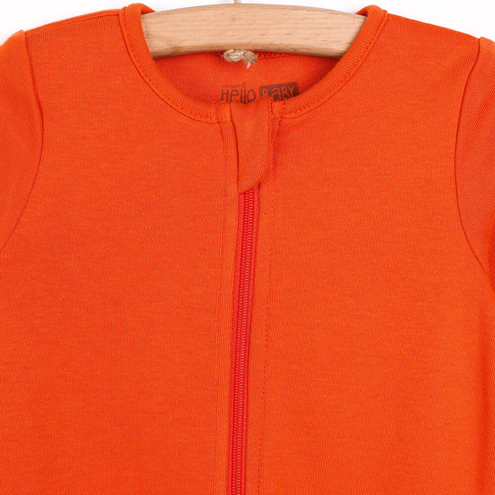 Yenidoğan Uzun Kollu Fermuarlı 2li Patikli Tulum Erkek Bebek