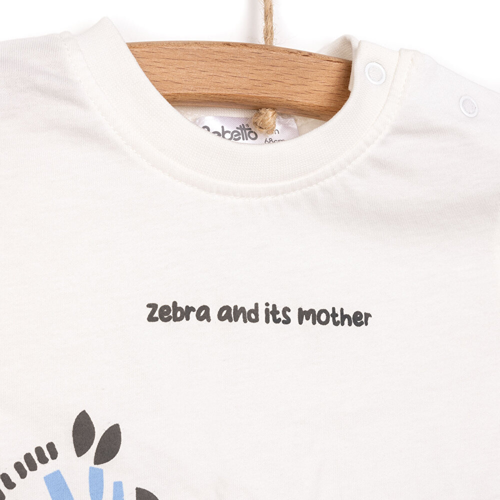 Yenidoğan Walking Zebra Tshirt-Şort Erkek Bebek