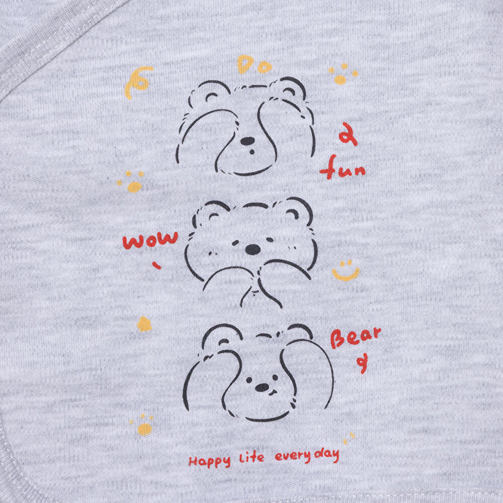 Erkek Bebek Yenidoğan Zıbın-Patikli Alt İnterlok Bisiklet Yaka Uzun Kol Patikli Paça