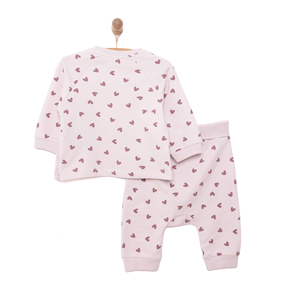 Yenidoğan Zıbın-Rahat Bel Patiksiz Alt 2li Takım Unisex