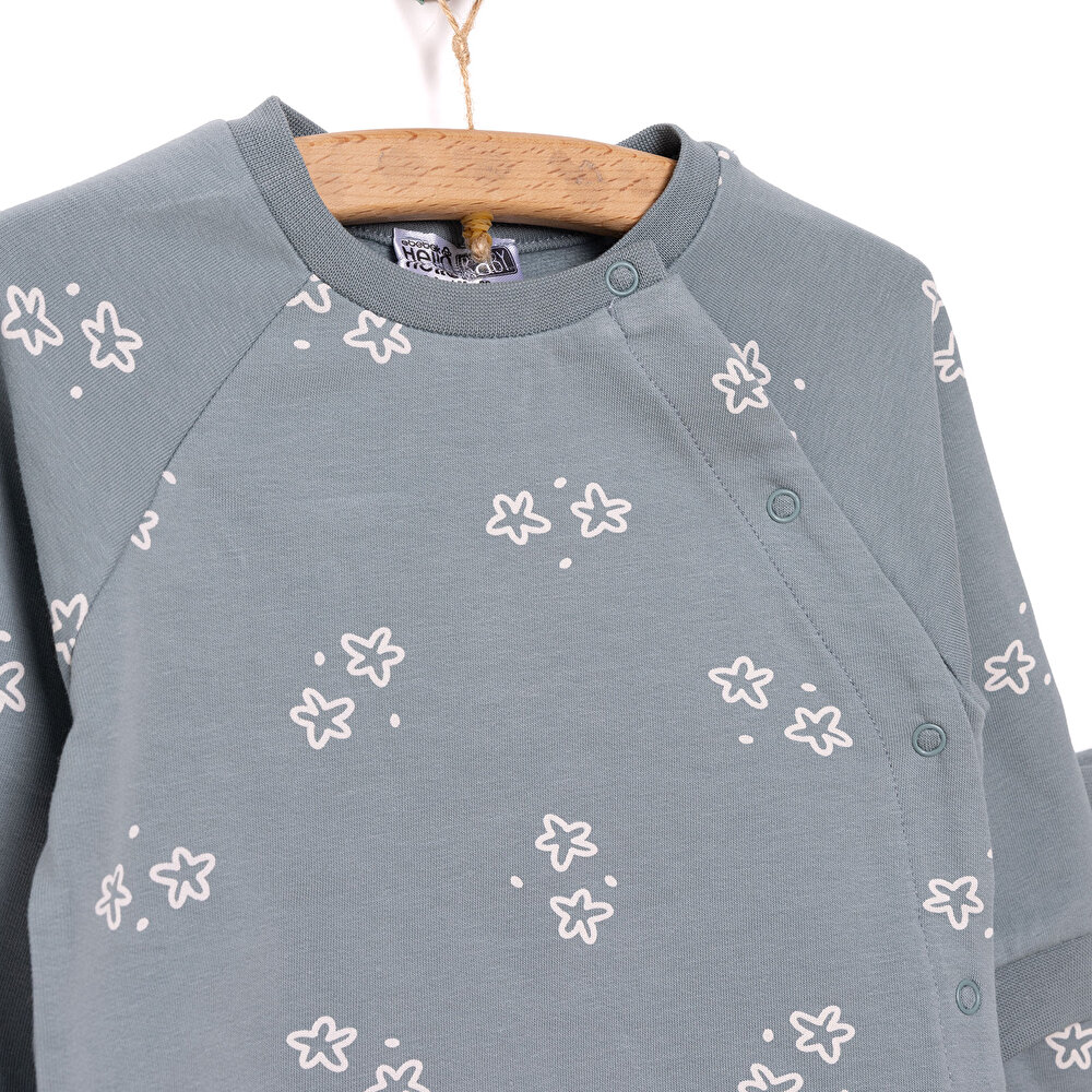 Yenidoğan Zıbın-Rahat Bel Patiksiz Alt 2li Takım Unisex