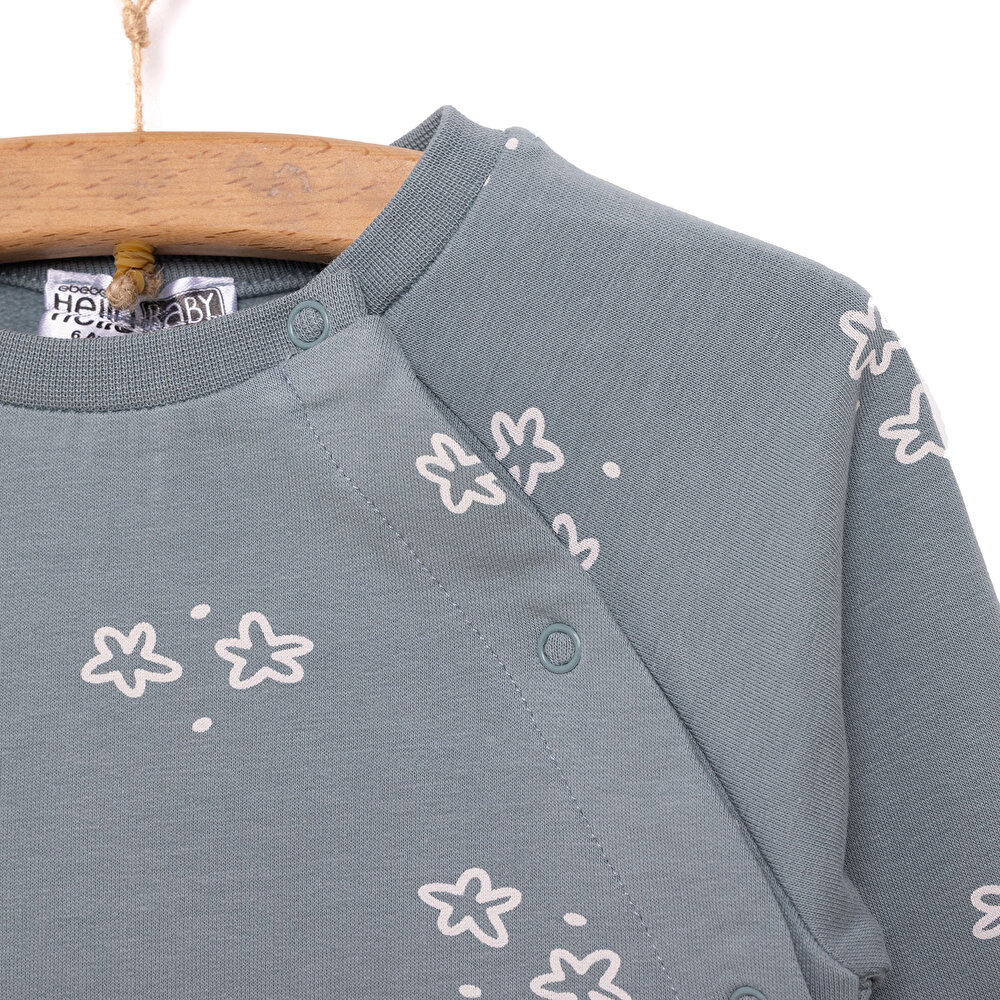 Yenidoğan Zıbın-Rahat Bel Patiksiz Alt 2li Takım Unisex