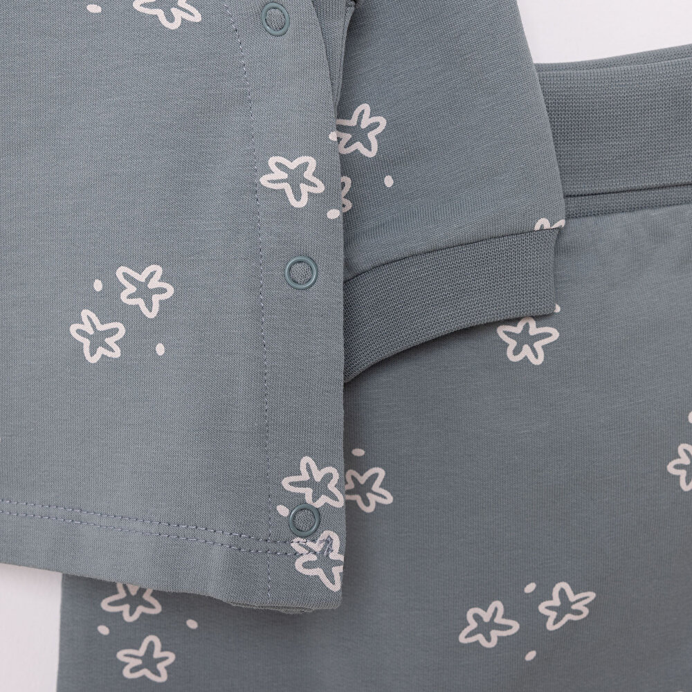 Yenidoğan Zıbın-Rahat Bel Patiksiz Alt 2li Takım Unisex