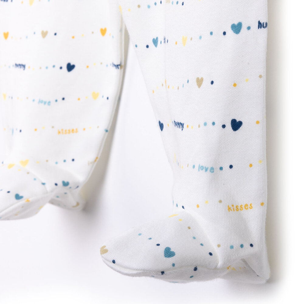 Yenidoğan Zıbın-Şapka-Patikli Alt Erkek Bebek