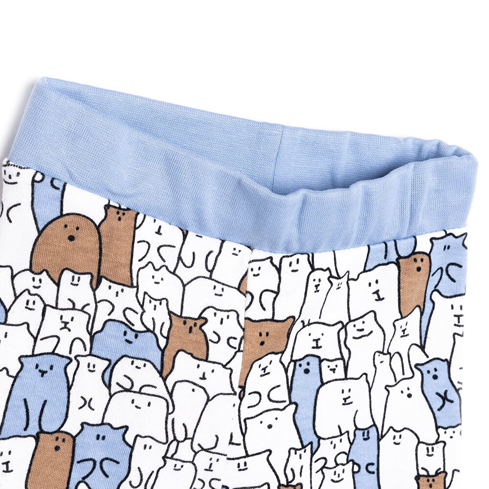 Yenidoğan Zıbın-Şapka-Patikli Alt Erkek Bebek