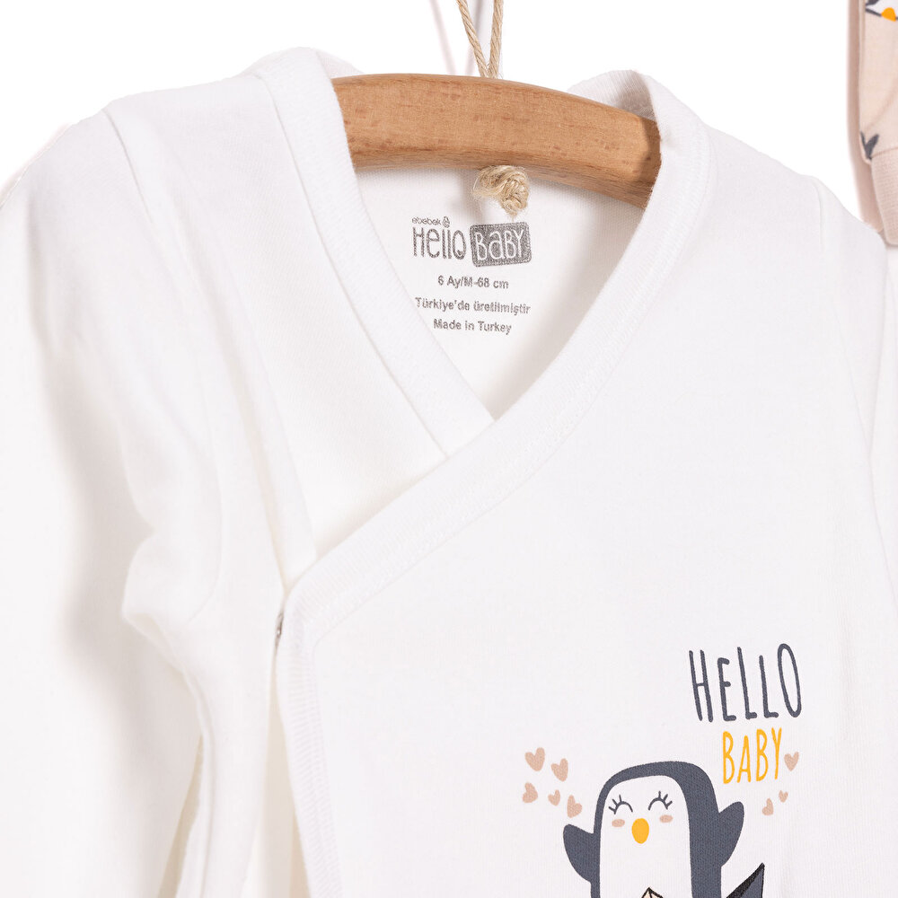 Yenidoğan Zıbın-Şapka-Patikli Alt Kız Bebek