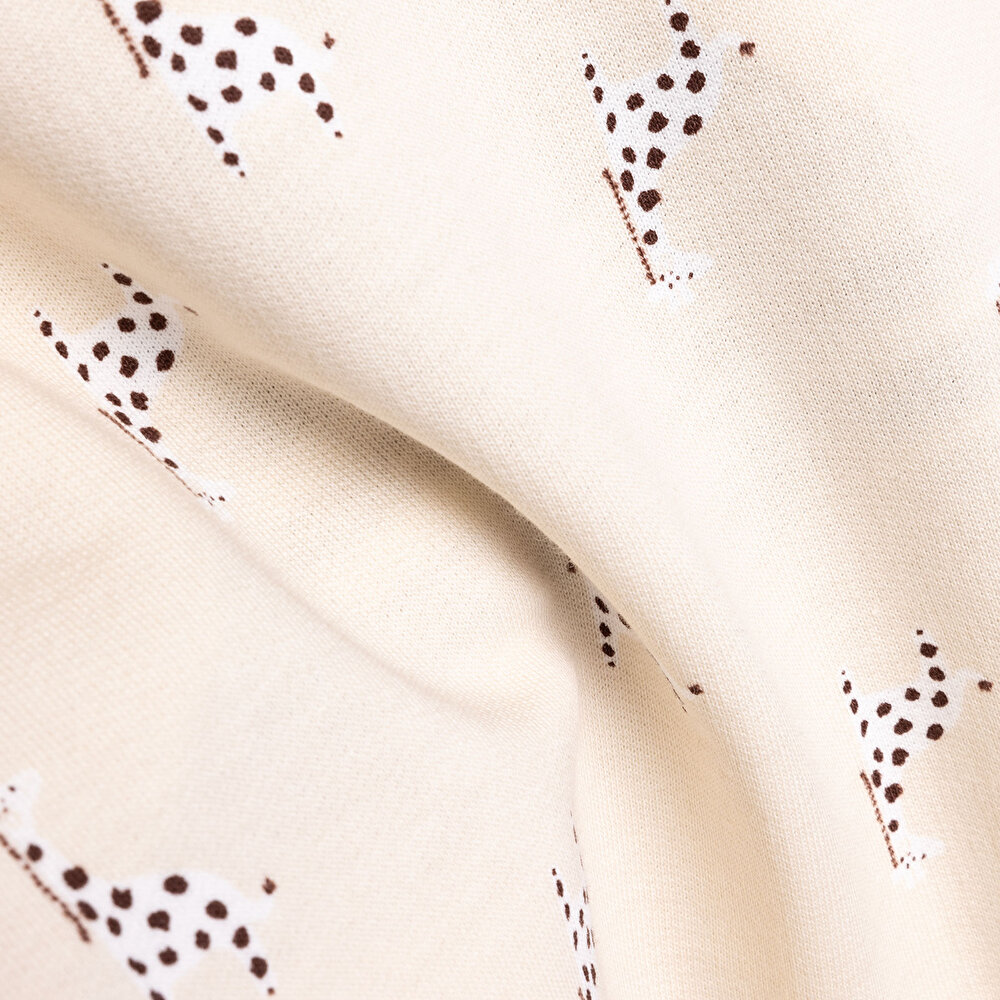 Yenidoğan Zürafa Desen Salopet Tshirt Takım Unisex