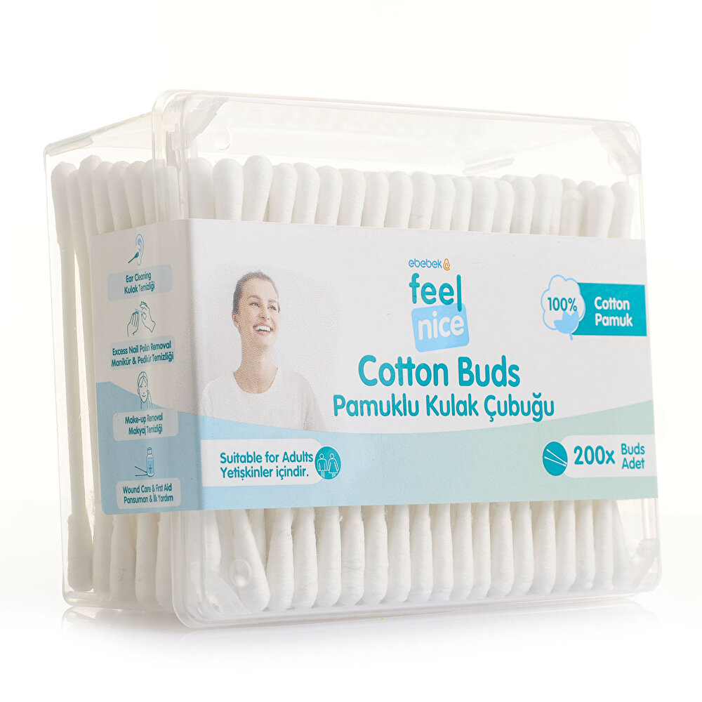 Yetişkin Kulak Çubuğu 200 Adet