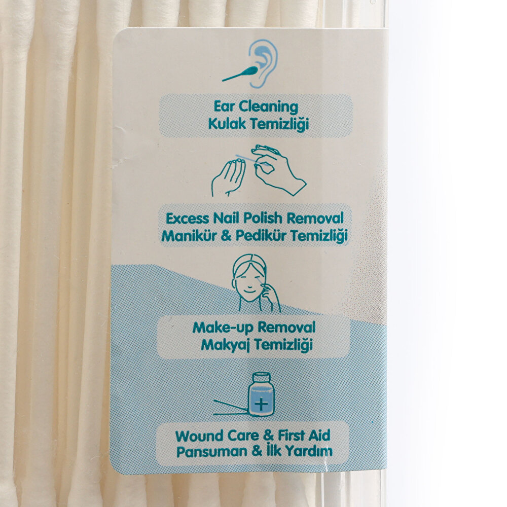 Yetişkin Kulak Çubuğu 200 Adet