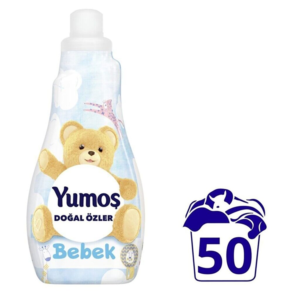 Extra Doğal Özler Bebek Konsantre Yumuşatıcı 50 Yıkama 1200 ml