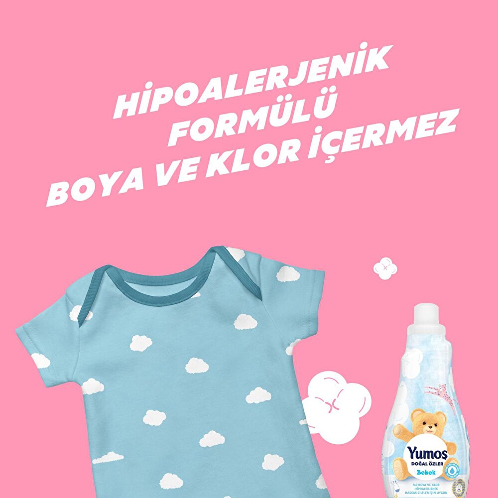 Extra Doğal Özler Bebek Konsantre Yumuşatıcı 50 Yıkama 1200 ml