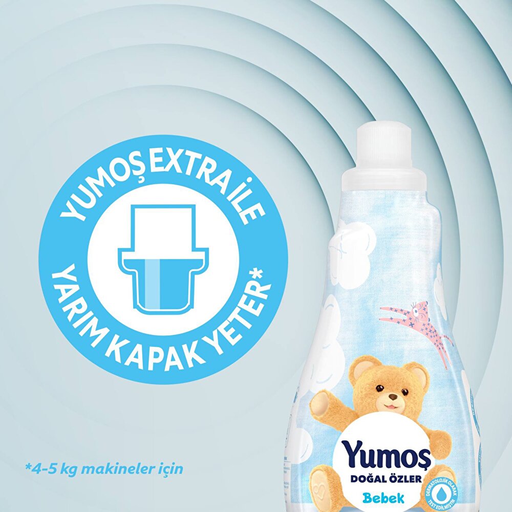 Extra Doğal Özler Bebek Konsantre Yumuşatıcı 50 Yıkama 1200 ml