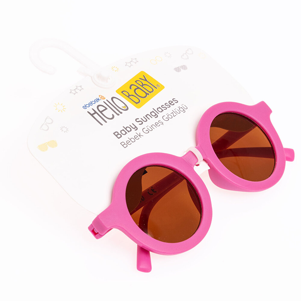 Yuvarlak Çerçeve Güneş Gözlüğü Kız Bebek Kız Bebek