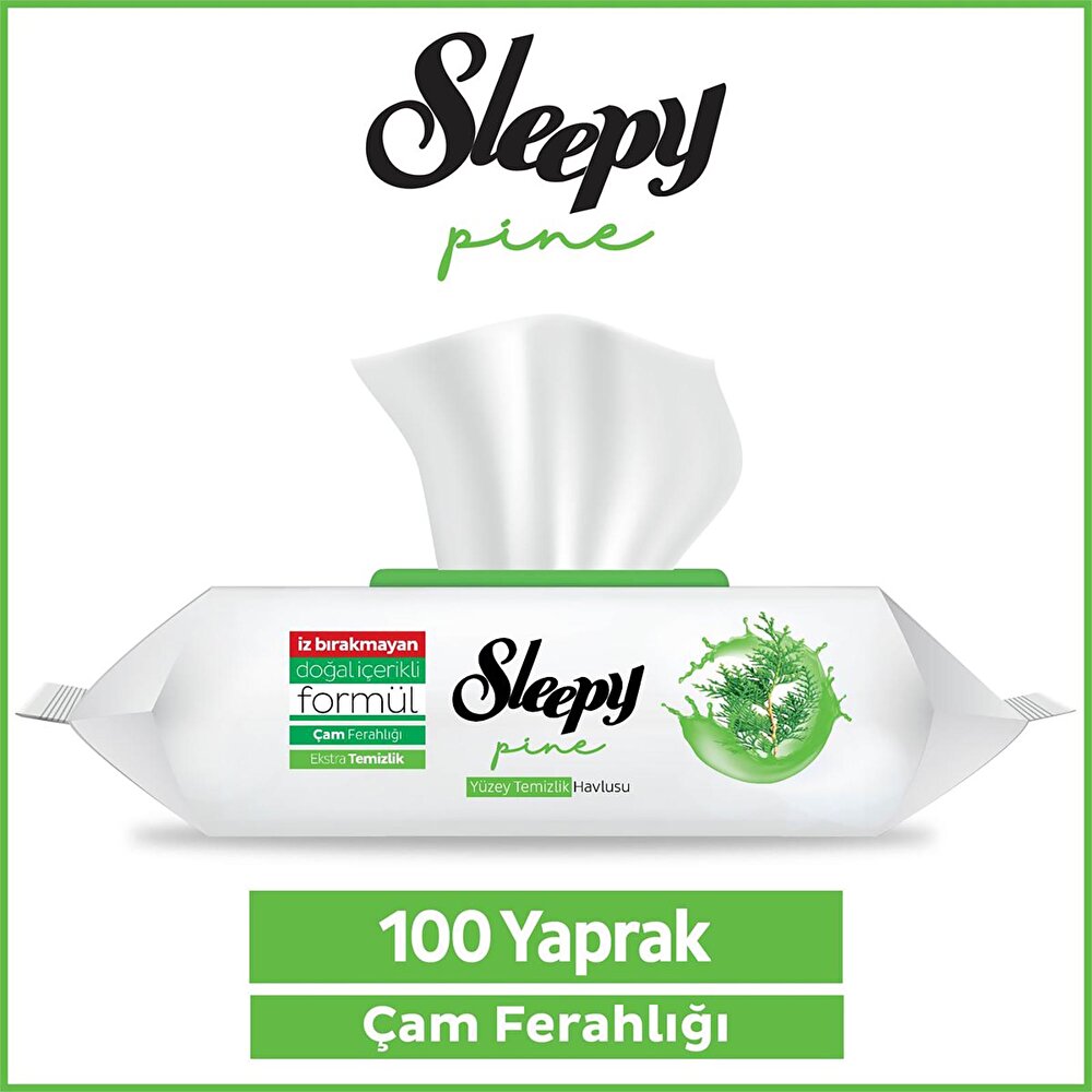 Yüzey Temizlik Mendili Çam Ferahlığı 100 Adet