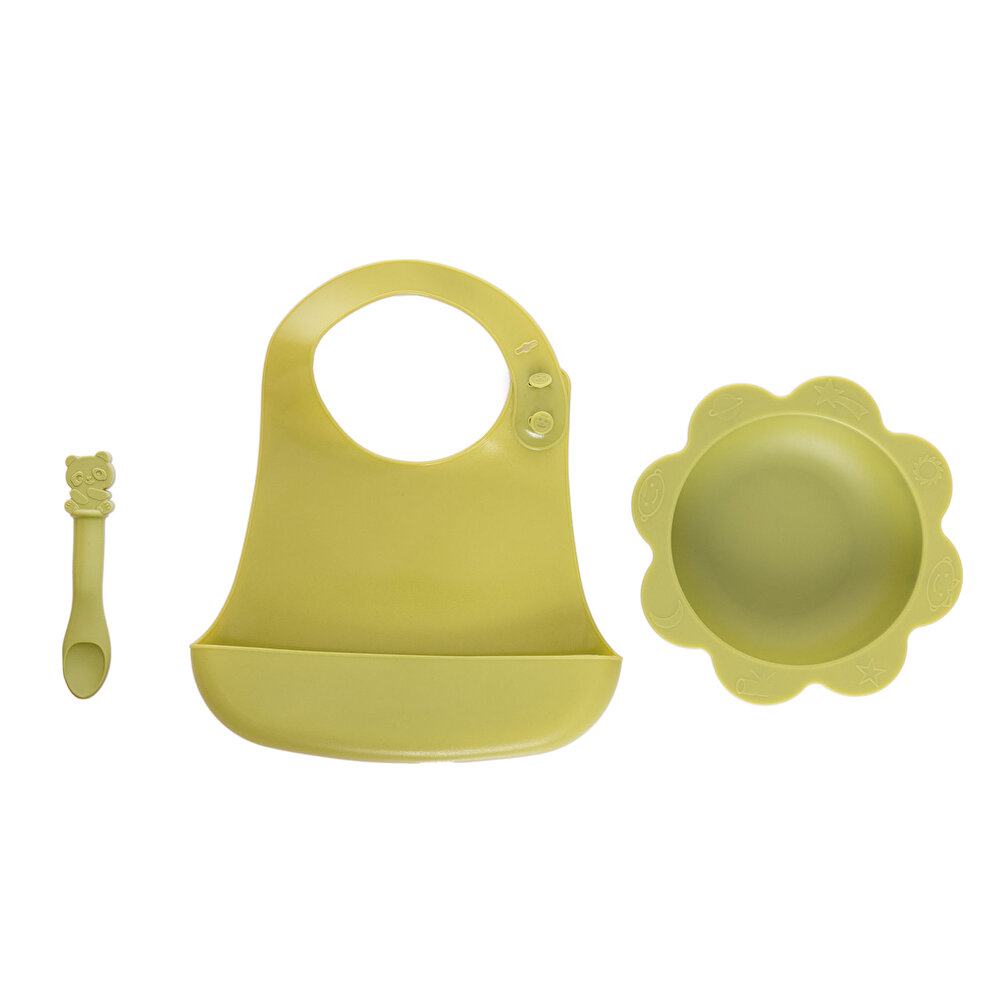 Beslenme Seti Olive Green (SunNy, BudDy, Bibsy)