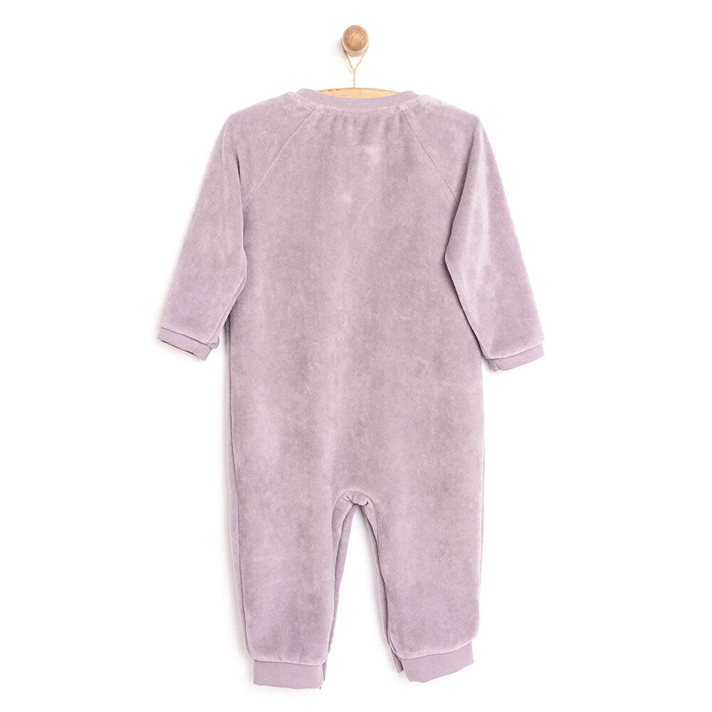 Kız Kadife Patiksiz Tulum Kız Bebek