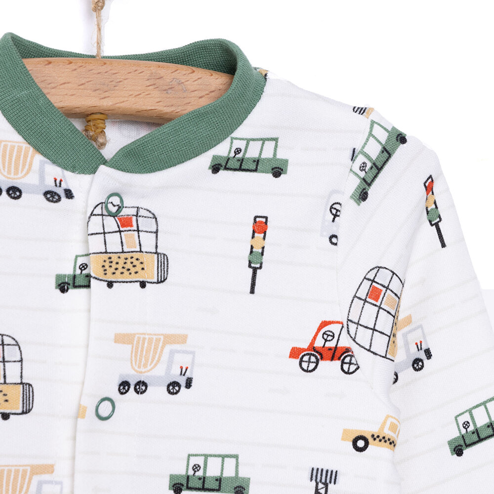 Yenidoğan Erkek Patiksiz Tulum Erkek Bebek