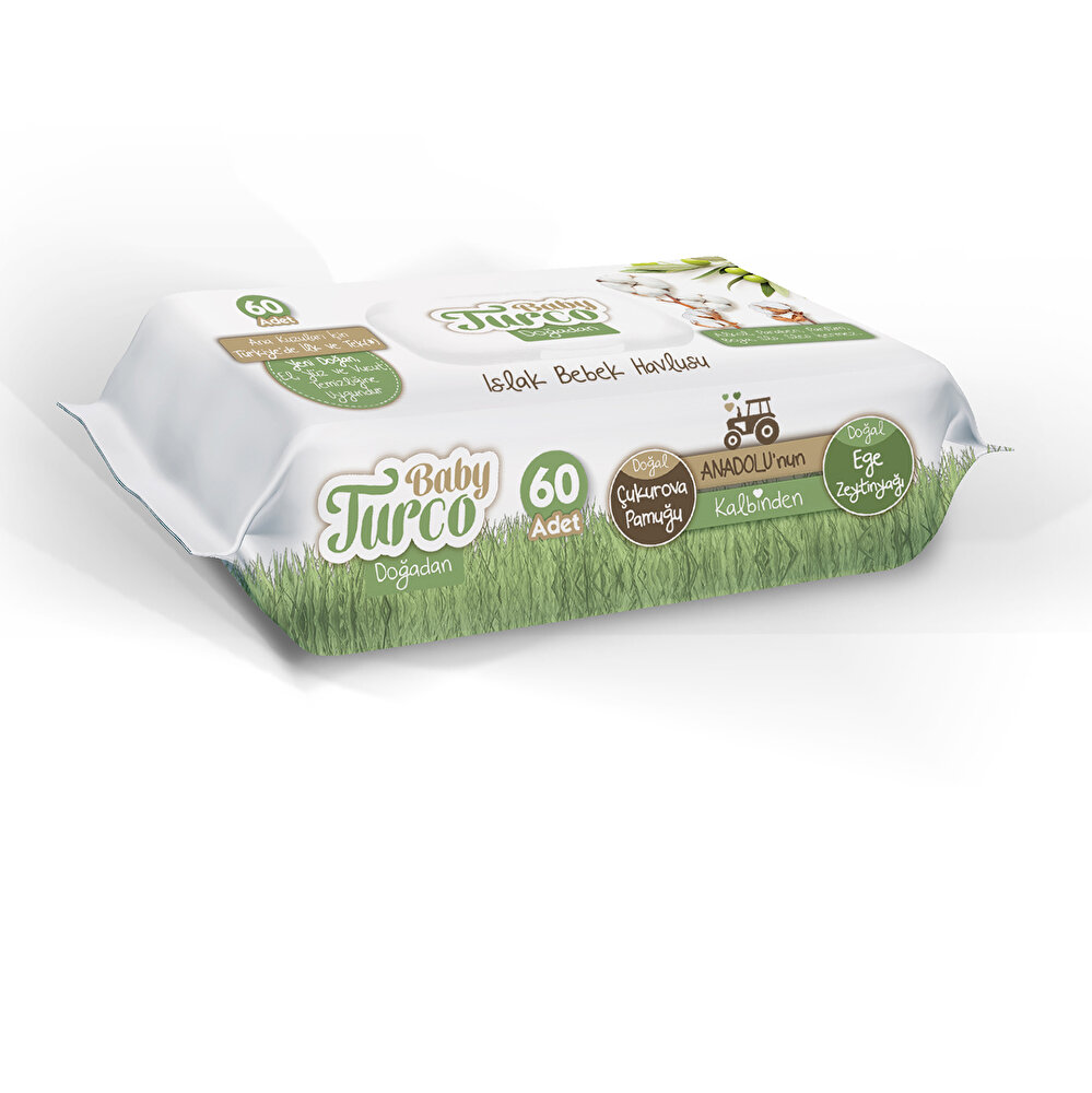 Doğadan Bebek Islak Mendil 3x60 Adet