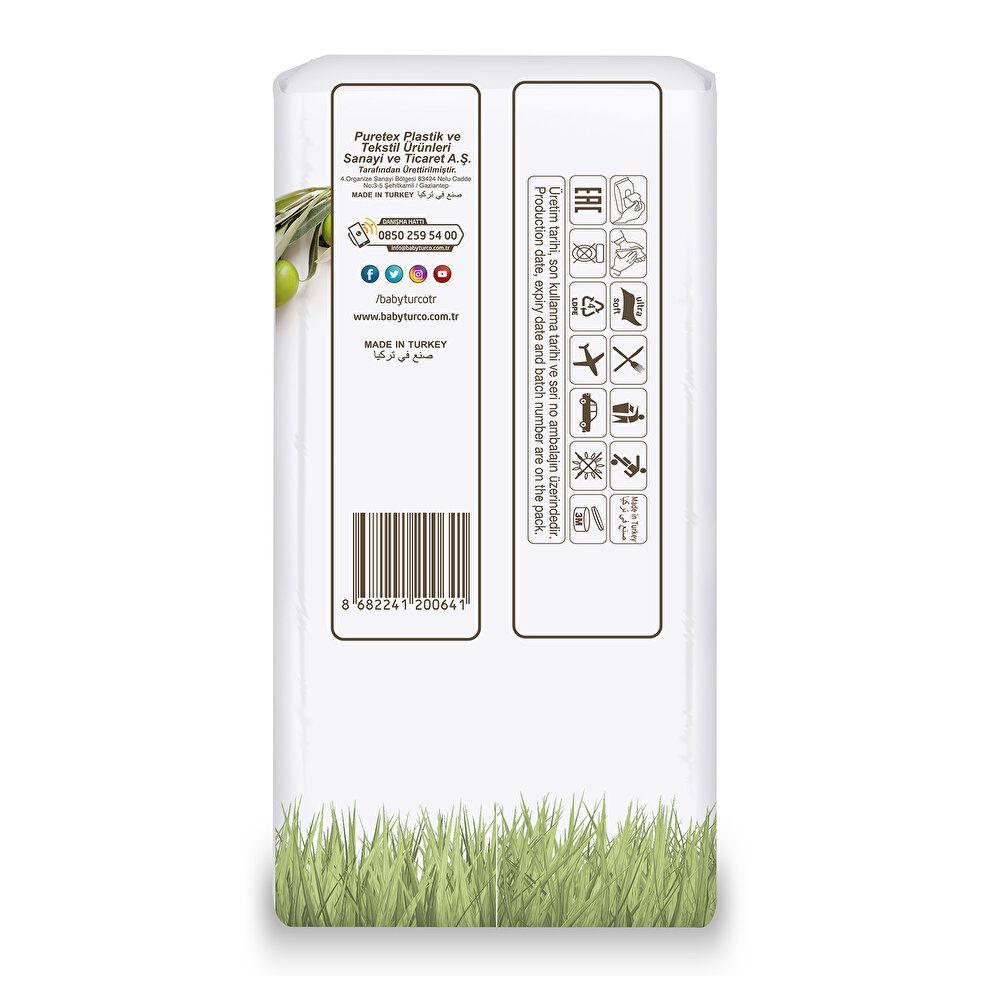 Doğadan Bebek Islak Mendil 3x60 Adet