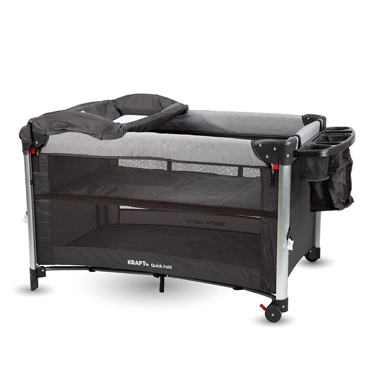 Kraft Quıck Fold Oyun Parkı 70x110cm-Lıght Grey - ebebek