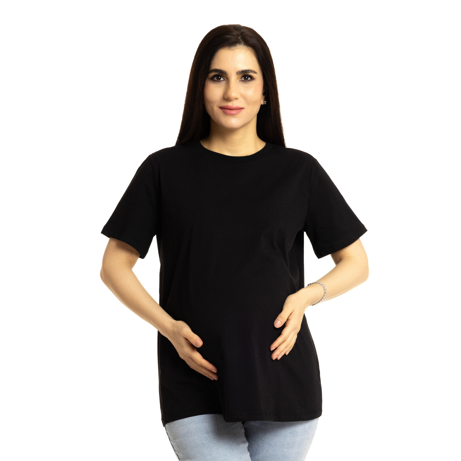Hamile Basic Kısa Kol Tshirt Anne Giyim Hamile Basic Kısa Kol Tshirt Anne Giyim