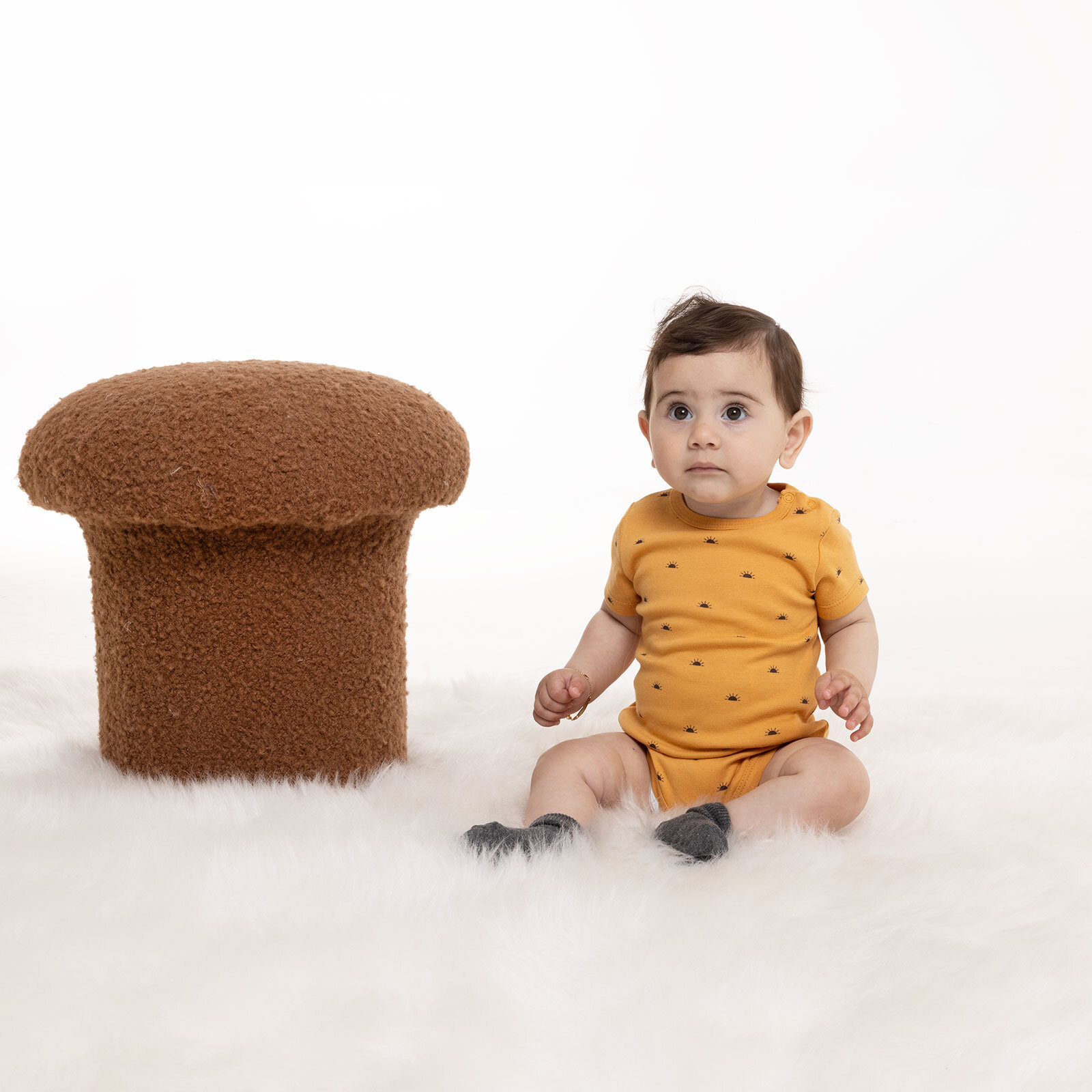 Kız Bebek Body Ribana Çıtçıtlı Zıbın Bisiklet Yaka Kısa Kol