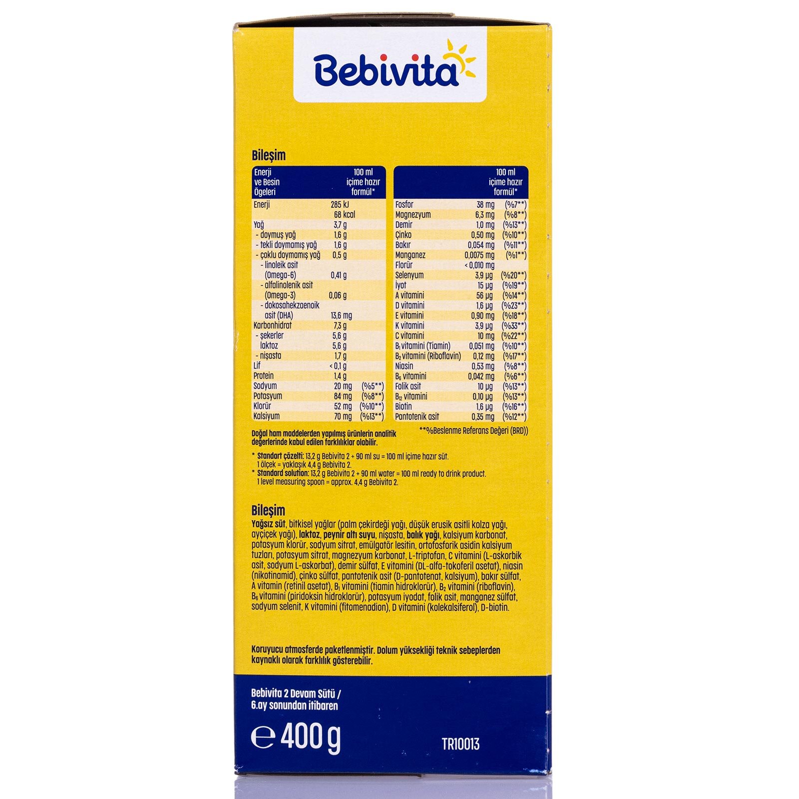 Bebek Sütü 400gr Bebek Sütü 400gr