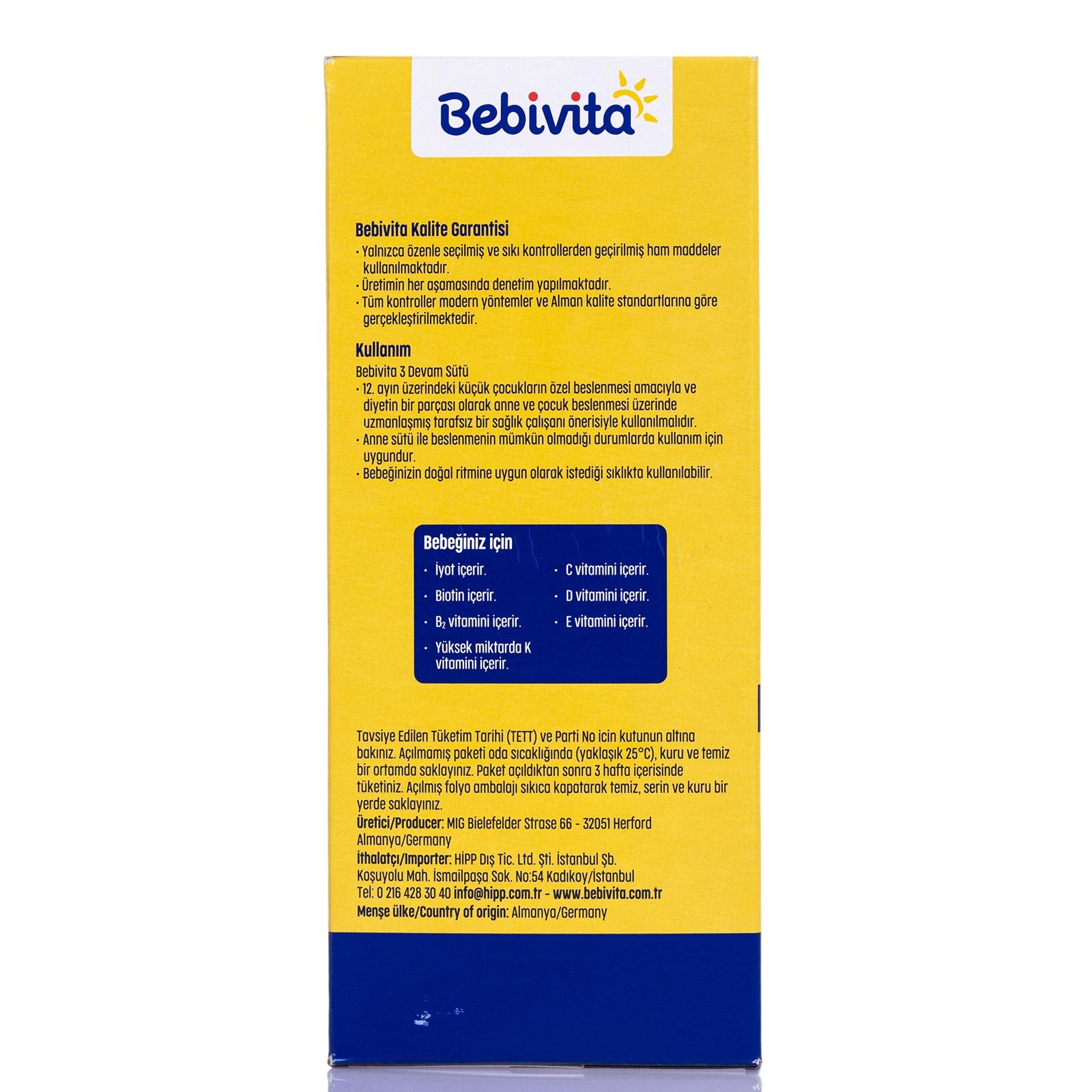 Bebek Sütü 400gr Bebek Sütü 400gr